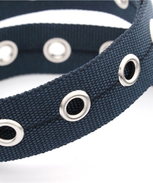 NECESSARY or UNNECESSARY（ネセサリーオアアンネセサリー）の「【NECESSARY OR UNNECESSARY】BELT NYLON（ベルト・メンズ・ネイビー・FREE）」の3枚目の写真