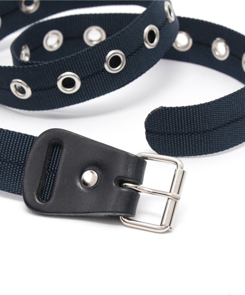 NECESSARY or UNNECESSARY（ネセサリーオアアンネセサリー）の「【NECESSARY OR UNNECESSARY】BELT NYLON（ベルト・メンズ・ネイビー・FREE）」の2枚目の写真