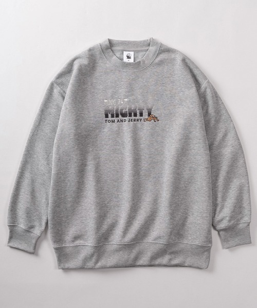 Tom&Jerry(トムアンドジェリー)の「【71】【TOM&JERRY/トムとジェリー】ジェリーデザイン アソート 裏起毛 スウェット(スウェット・レディース・パープル/オレンジ/ダークグレー/グリーン/グレー/オフホワイト/ブルー/ブラック・M/L)」の11枚目の写真