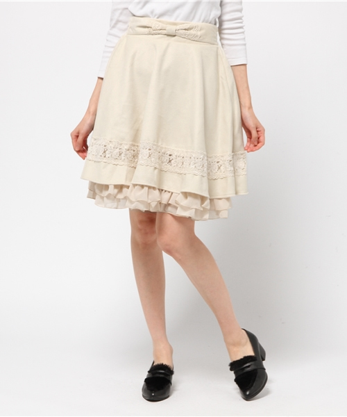 FILA レディース　裾フリルスカート axes femme（アクシーズファム）の「裾フリルスカート（スカート