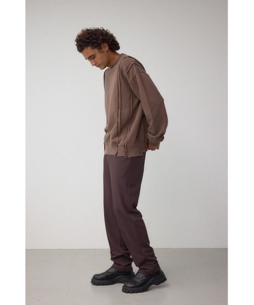 AZUL by moussy（アズールバイマウジー）の「ステップヘムヘビースウェット（スウェット・メンズ・スモークピンク/ダークブラウン/ライトブラック・MEDIUM/LARGE）」の10枚目の写真