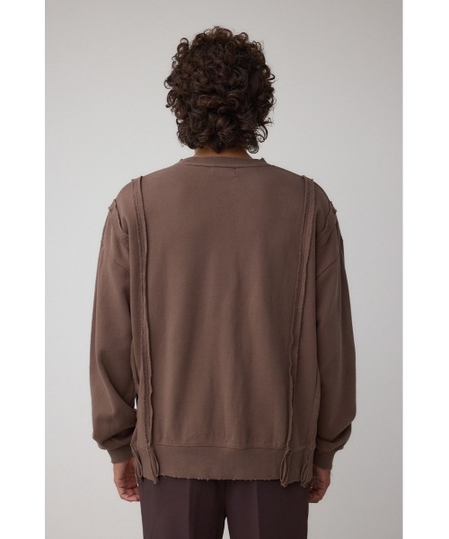 AZUL by moussy（アズールバイマウジー）の「ステップヘムヘビースウェット（スウェット・メンズ・スモークピンク/ダークブラウン/ライトブラック・MEDIUM/LARGE）」の13枚目の写真