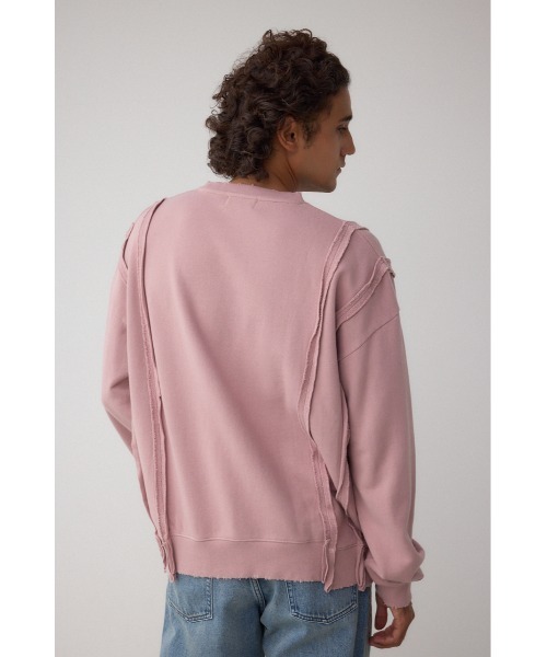 AZUL by moussy（アズールバイマウジー）の「ステップヘムヘビースウェット（スウェット・メンズ・スモークピンク/ダークブラウン/ライトブラック・MEDIUM/LARGE）」の19枚目の写真