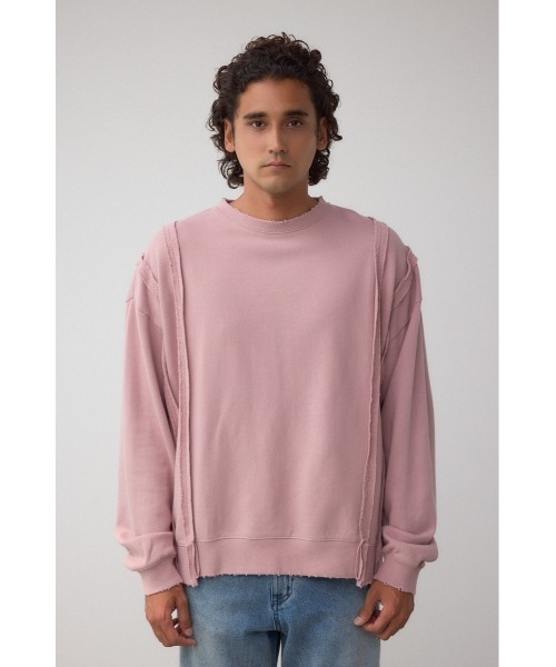 AZUL by moussy（アズールバイマウジー）の「ステップヘムヘビースウェット（スウェット・メンズ・スモークピンク/ダークブラウン/ライトブラック・MEDIUM/LARGE）」の21枚目の写真