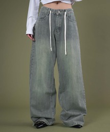 dispark | DISPARK/ドロストストライプブラストデニム(デニムパンツ)