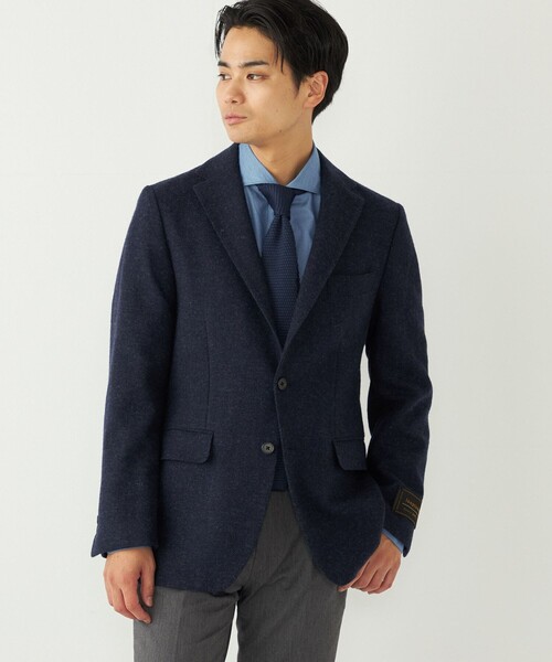 SHIPS Colors(シップス カラーズ)の「SHIPS Colors:尾州 リサイクル ツイード ジャケット(一部セットアップ対応)(スーツジャケット・メンズ・ブラウン/ダークグレー/コバルトブルー/ネイビー・46/48/50/44/52)」の16枚目の写真