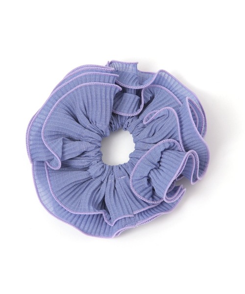 セール】プリーツバイカラーシュシュ（シュシュ）｜niko and