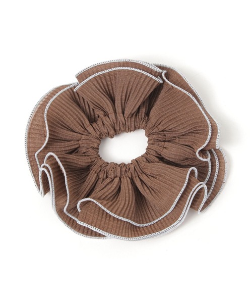 セール】プリーツバイカラーシュシュ（シュシュ）｜niko and