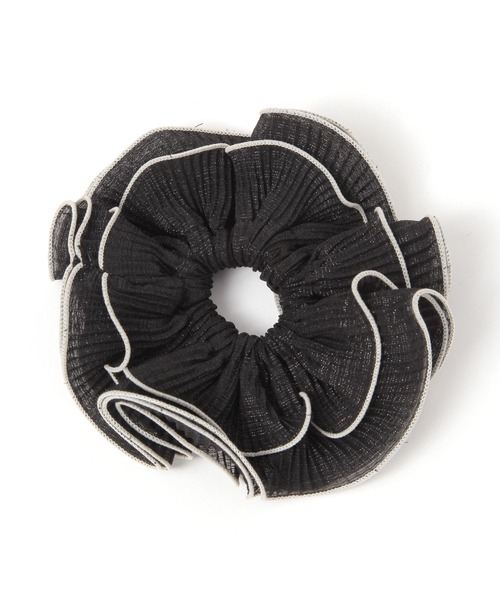 セール】プリーツバイカラーシュシュ（シュシュ）｜niko and