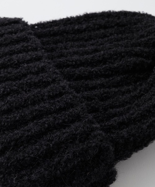 CLIPPER CASUALS（クリッパーカジュアル）の「【forksy.】【CLIPPER / クリッパー】ゴールドチェーン付ニット帽（ニットキャップ/ビーニー・レディース・ブラック/ホワイト/ライトグレー/チャコール・FREE）」の22枚目の写真