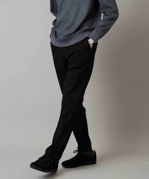 a.v.v（アーヴェヴェ）の「デニムライクストレッチ裏起毛スラックス【イージーケア/洗濯機で洗える】〈ON/OFF SERIES〉（その他パンツ・メンズ・ネイビー/チャコールグレー/ブラック・44/46/48/50）」の2枚目の写真