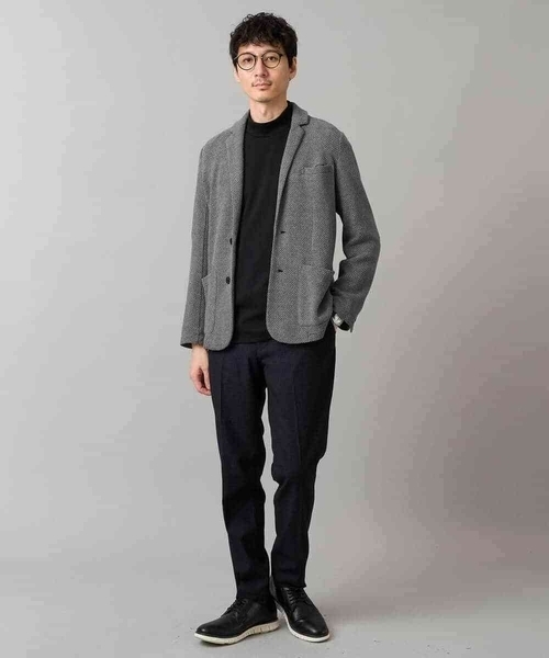 a.v.v(アーヴェヴェ)の「デニムライクストレッチ裏起毛スラックス【イージーケア/洗濯機で洗える】〈ON/OFF SERIES〉(その他パンツ・メンズ・ネイビー/チャコールグレー/ブラック・44/46/48/50)」の20枚目の写真