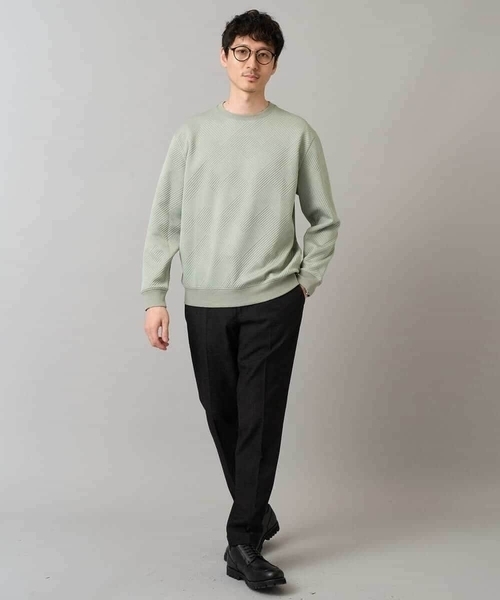 a.v.v（アーヴェヴェ）の「デニムライクストレッチ裏起毛スラックス【イージーケア/洗濯機で洗える】〈ON/OFF SERIES〉（その他パンツ・メンズ・ネイビー/チャコールグレー/ブラック・44/46/48/50）」の12枚目の写真