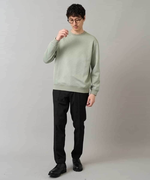 a.v.v（アーヴェヴェ）の「デニムライクストレッチ裏起毛スラックス【イージーケア/洗濯機で洗える】〈ON/OFF SERIES〉（その他パンツ・メンズ・ネイビー/チャコールグレー/ブラック・44/46/48/50）」の14枚目の写真