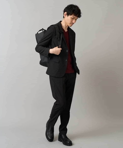 a.v.v（アーヴェヴェ）の「デニムライクストレッチ裏起毛スラックス【イージーケア/洗濯機で洗える】〈ON/OFF SERIES〉（その他パンツ・メンズ・ネイビー/チャコールグレー/ブラック・44/46/48/50）」の17枚目の写真