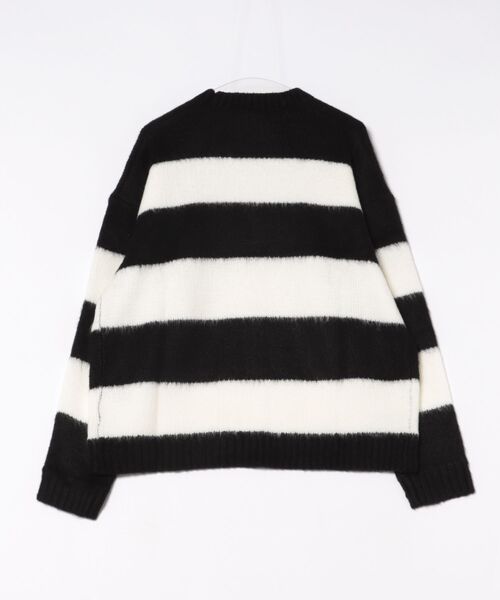 Bling Leads（ブリングリーズ）の「【RES】【Bling Leads】5GGモヘアC/N（ニット/セーター・メンズ・ブラック×ホワイト/ネイビー系/ブラウン系その他/ピンク系その他/ブラック×レッド・FREE）」の6枚目の写真