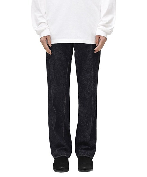 Kaptain Sunshine（キャプテン サンシャイン）の「KAPTAIN SUNSHINE / キャプテンサンシャイン：Skate Shoecut Denim Pants：KSBS105DZ[NOA]（デニムパンツ・メンズ・ブラック系その他/ブルー系その他・32/30）」の8枚目の写真