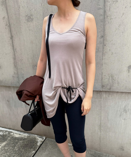 EDIT. FOR LULU（エディットフォールル）の「【chiyagi/キヤギ】スリーブレスドレストップ（ワンピース・レディース・ブラック/チャコールグレー・FREE）」の2枚目の写真