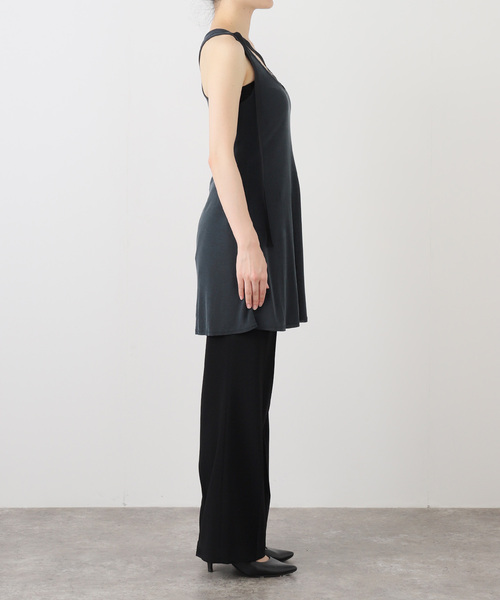 EDIT. FOR LULU（エディットフォールル）の「【chiyagi/キヤギ】スリーブレスドレストップ（ワンピース・レディース・ブラック/チャコールグレー・FREE）」の12枚目の写真