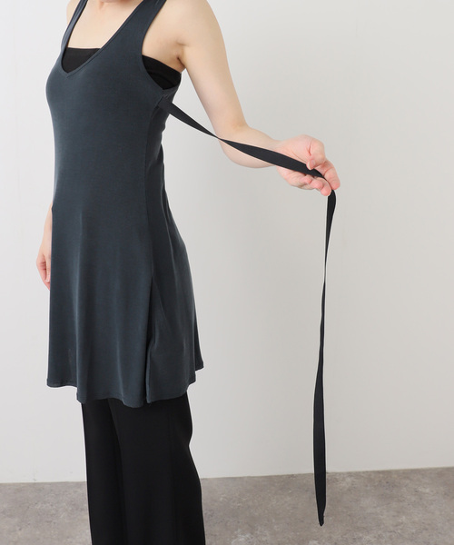 EDIT. FOR LULU（エディットフォールル）の「【chiyagi/キヤギ】スリーブレスドレストップ（ワンピース・レディース・ブラック/チャコールグレー・FREE）」の15枚目の写真