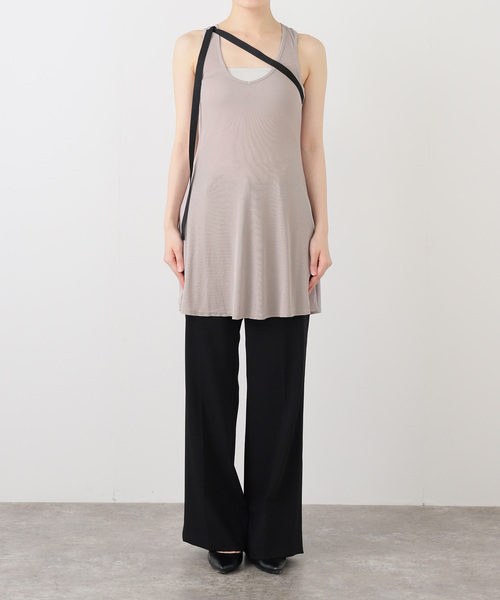 EDIT. FOR LULU（エディットフォールル）の「【chiyagi/キヤギ】スリーブレスドレストップ（ワンピース・レディース・ブラック/チャコールグレー・FREE）」の21枚目の写真