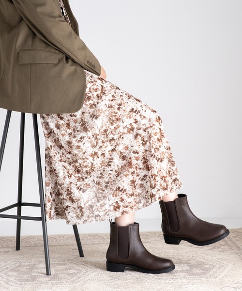 JELLY BEANS（ジェリービーンズ）の「サイドゴアショートブーツ(211-57360)JELLY BEANS(ジェリービーンズ)（ブーツ・レディース・ダークブラウン/ブラック・L/M/S）」の17枚目の写真