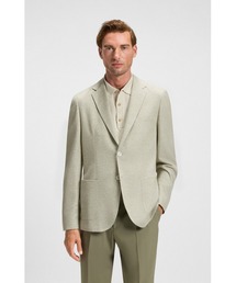 BOSS（ボス）の「レギュラーフィット パターンブレザー リネン コットン（テーラードジャケット）」