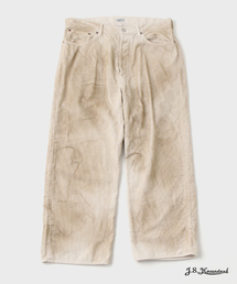 J.S.Homestead / アンイーブン ダイ エイジング コーデュロイ パンツ