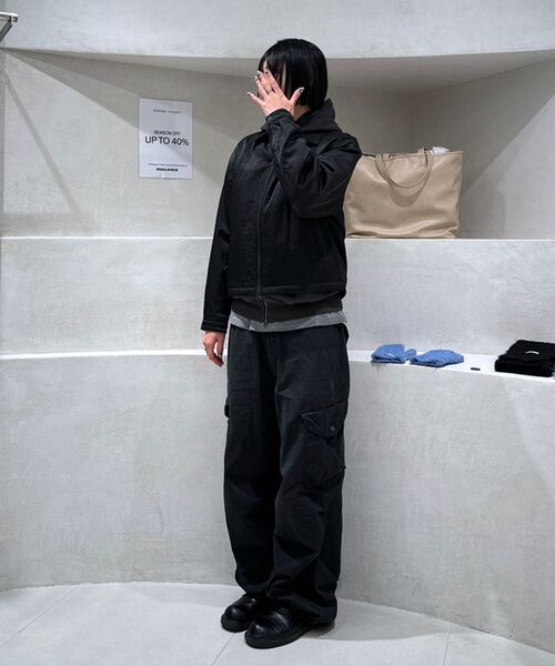 INSILENCE(インサイロンス)の「ヘビーナイロンブルゾン ブラック(ブルゾン・レディース・その他・SMALL/MEDIUM/LARGE)」の4枚目の写真