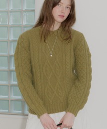 GIUNON | plump cable knit tops / プランプケーブルニットトップス(ニット/セーター)
