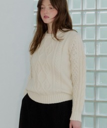 GIUNON | plump cable knit tops / プランプケーブルニットトップス(ニット/セーター)