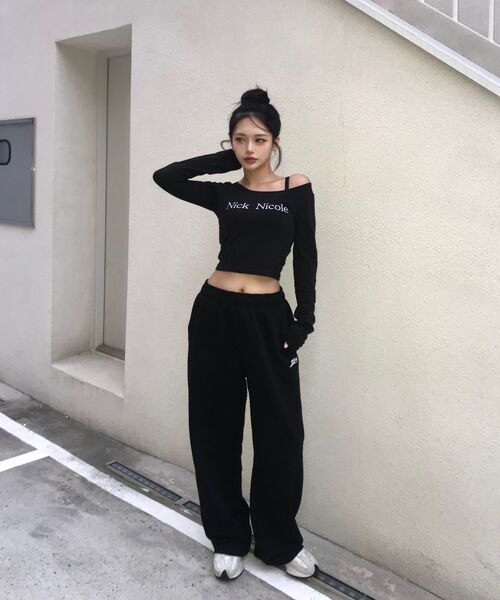 NICK&NICOLE（ニックアンドニコール）の「NICOLE CUTTING LINE CROP TEE_WHITE（Tシャツ/カットソー・レディース・その他・FREE）」の8枚目の写真