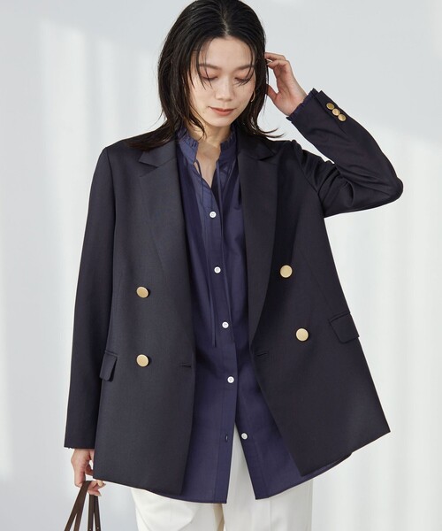 新品 green label relaxing Greed ダブルジャケット40 size SHORTあり］Greed グリード ダブル ジャケット ウォッシャブル