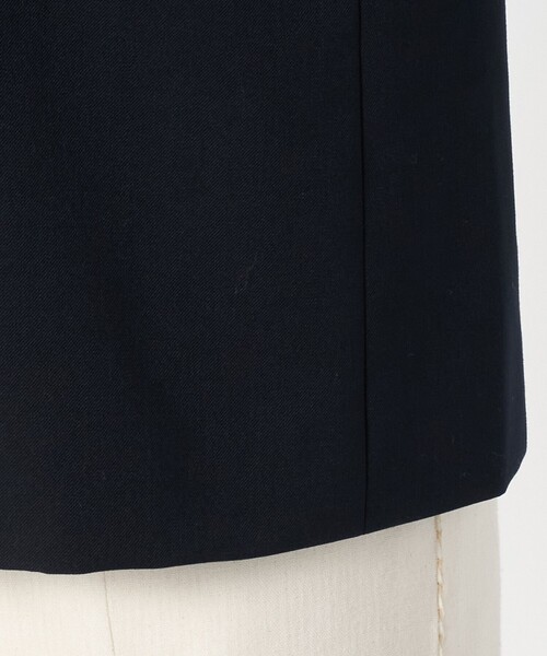 green label relaxing（グリーンレーベルリラクシング）の「［size SHORTあり］Greed グリード ダブル ジャケット ウォッシャブル（テーラードジャケット・レディース・グレー/ネイビー・SHORT/36/38/40）」の16枚目の写真