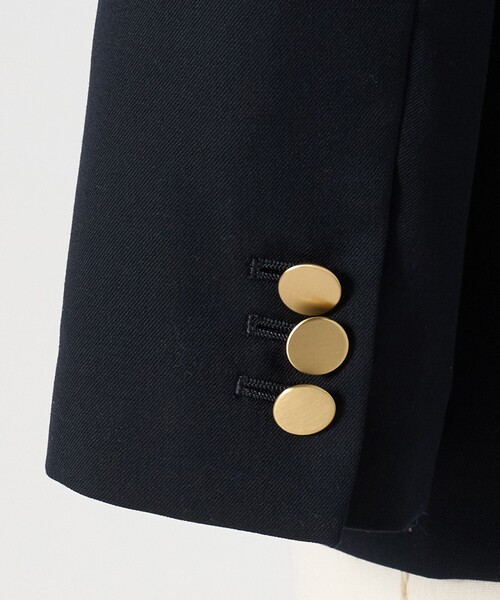 green label relaxing（グリーンレーベルリラクシング）の「［size SHORTあり］Greed グリード ダブル ジャケット ウォッシャブル（テーラードジャケット・レディース・グレー/ネイビー・SHORT/36/38/40）」の17枚目の写真