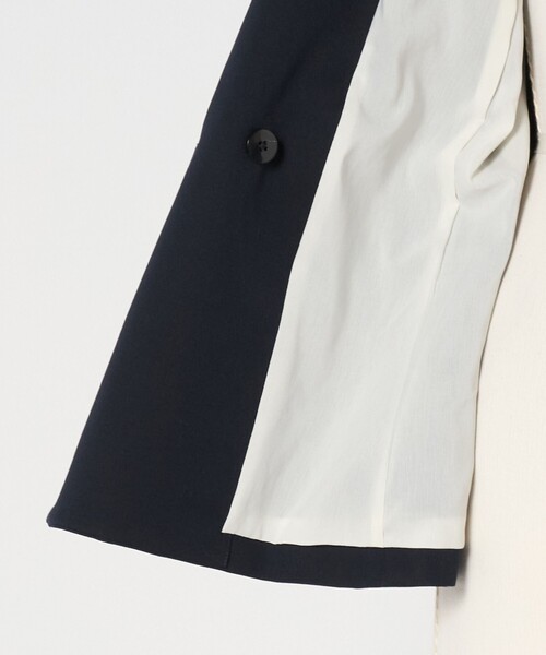 green label relaxing（グリーンレーベルリラクシング）の「［size SHORTあり］Greed グリード ダブル ジャケット ウォッシャブル（テーラードジャケット・レディース・グレー/ネイビー・SHORT/36/38/40）」の19枚目の写真