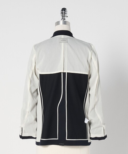 green label relaxing（グリーンレーベルリラクシング）の「［size SHORTあり］Greed グリード ダブル ジャケット ウォッシャブル（テーラードジャケット・レディース・ネイビー/グレー・40/38/36/SHORT）」の21枚目の写真