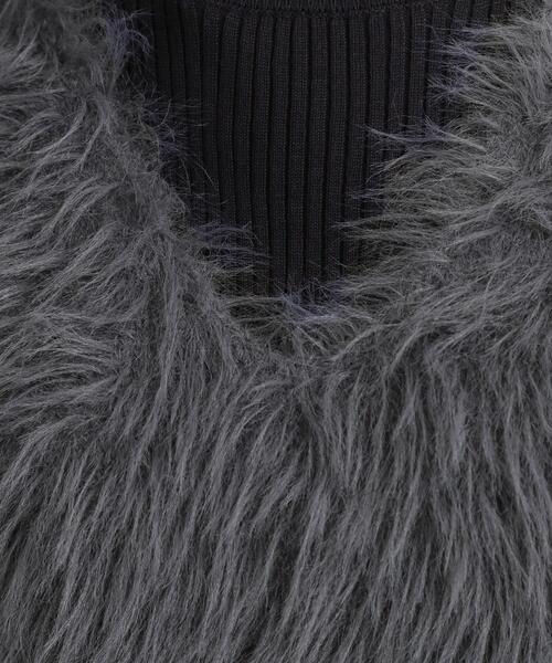 DRESKIP(ドレスキップ)の「【高レビュー/2点セット】着るだけでコーデが決まる フェザーニットベスト×リブニット(その他トップス・レディース・チャコールグレー/ナチュラル/ブラウン系/アイボリー・04/03/02/01)」の13枚目の写真