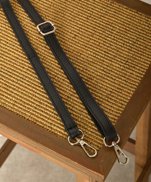 Jena espace merveilleux（ジェナ　エスパスメルヴェイユ）の「《さわゆい企画》【新色登場・WEB限定】プリーツレザーバッグ（トートバッグ・レディース・ブラック・FREE）」の15枚目の写真