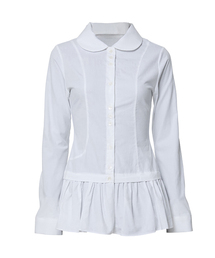 FLAREUP（フレアアップ）の「Dani Frill Shirts (FL-188_White)（シャツ/ブラウス）」