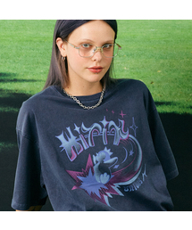ヒットアイテム スターピグメント半袖Tシャツ ダイブブルー