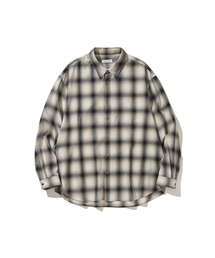 HISHANDER（ヒズハンダー）の「PLAID CHECK SHIRTS BLACK（シャツ/ブラウス）」