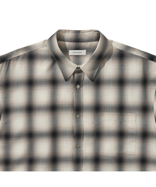 HISHANDER（ヒズハンダー）の「PLAID CHECK SHIRTS BLACK（シャツ/ブラウス・メンズ・その他・3/1/2）」の3枚目の写真