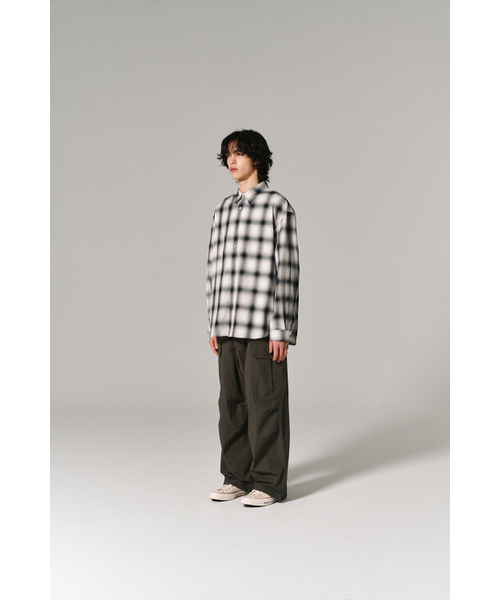 HISHANDER（ヒズハンダー）の「PLAID CHECK SHIRTS BLACK（シャツ/ブラウス・メンズ・その他・3/1/2）」の7枚目の写真