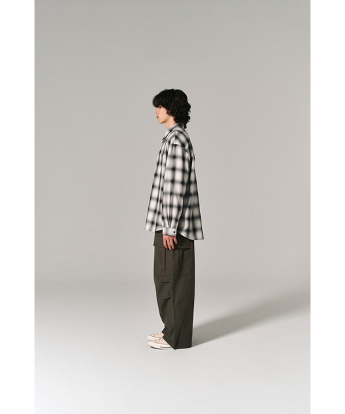 HISHANDER（ヒズハンダー）の「PLAID CHECK SHIRTS BLACK（シャツ/ブラウス・メンズ・その他・3/1/2）」の8枚目の写真