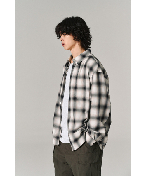 HISHANDER（ヒズハンダー）の「PLAID CHECK SHIRTS BLACK（シャツ/ブラウス・メンズ・その他・3/1/2）」の13枚目の写真