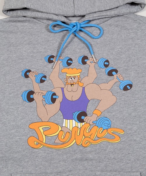 PUNYUS（プニュズ）の「トレーニーパーカー（パーカー・レディース・グレー/サックスブルー・1/4/5/2/3）」の16枚目の写真