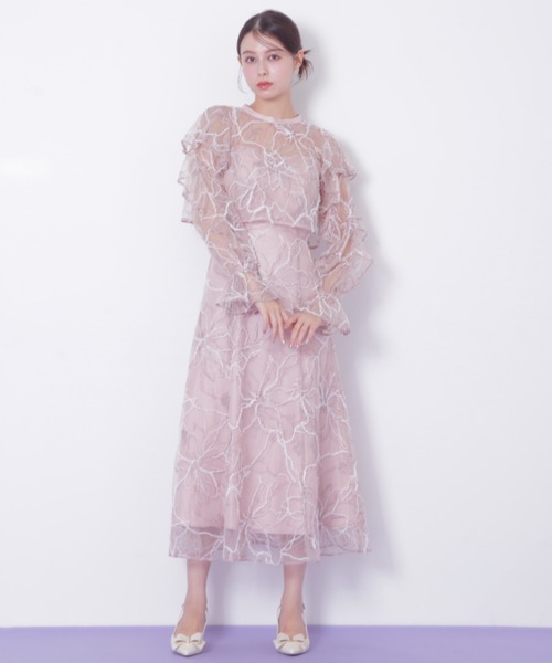 JILL by JILL STUART フェザーレース2ピースワンピース ◇フェザーレース2ピースワンピース（ワンピース）｜JILL by JILL