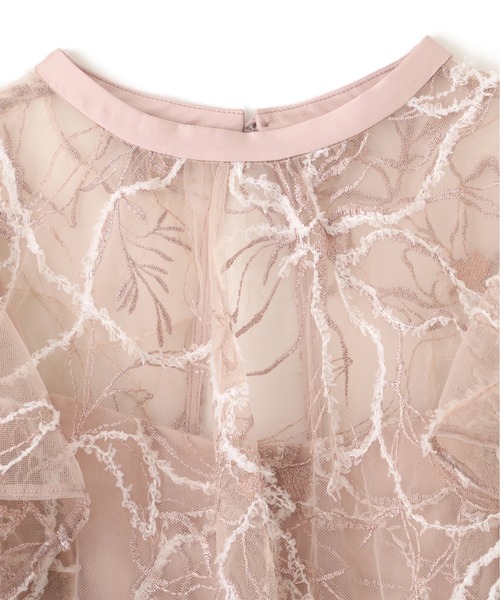 JILL by JILL STUART(ジルバイジルスチュアート)の「◇フェザーレース2ピースワンピース(ワンピース・レディース・グレー/ピンク・SMALL/MEDIUM)」の10枚目の写真