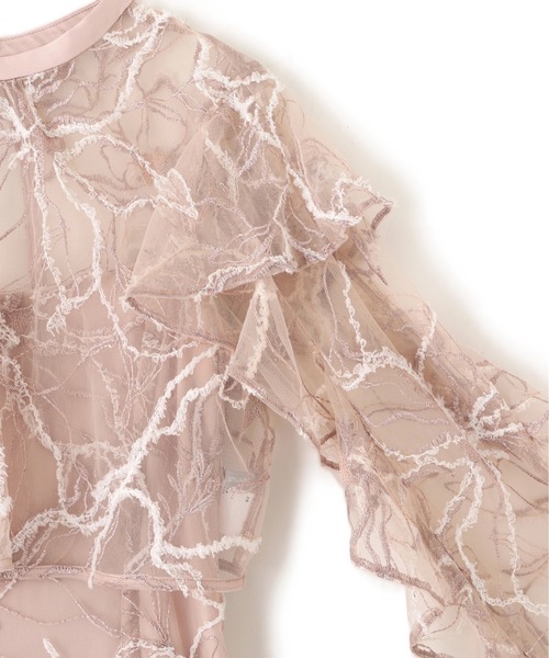 JILL by JILL STUART(ジルバイジルスチュアート)の「◇フェザーレース2ピースワンピース(ワンピース・レディース・グレー/ピンク・SMALL/MEDIUM)」の11枚目の写真